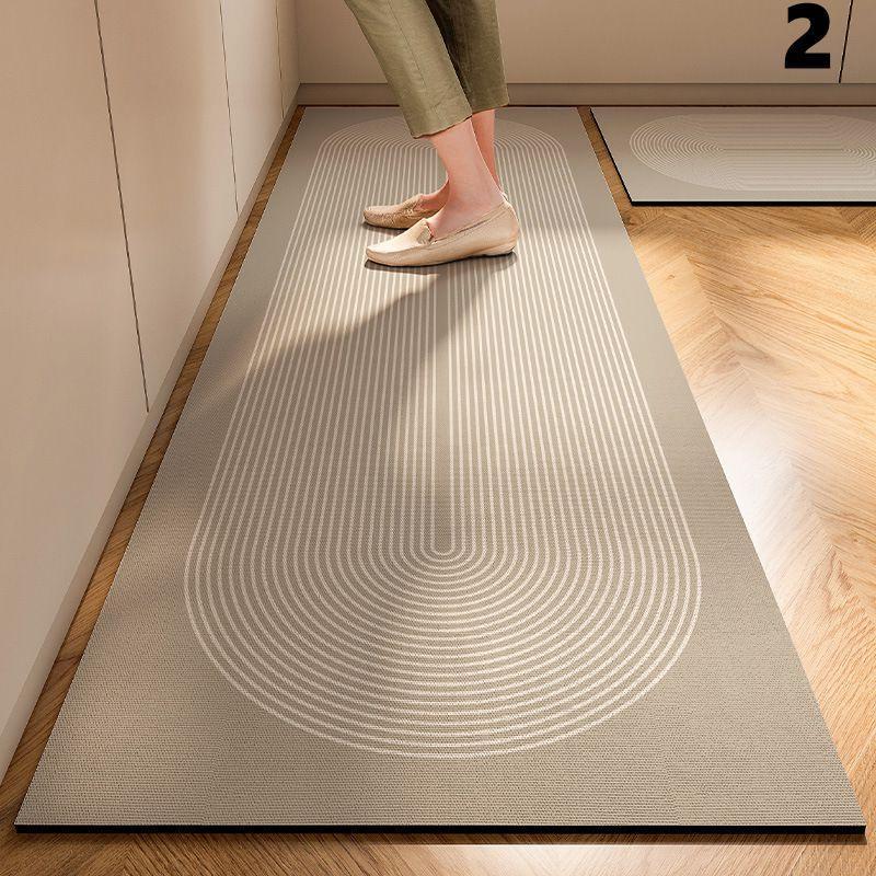 キッチンマット 台所マット 滑り止め 低反発 防水 防油 拭ける 廊下 北欧 おしゃれ ロング 120cm/150cm/180cm 洗える ...