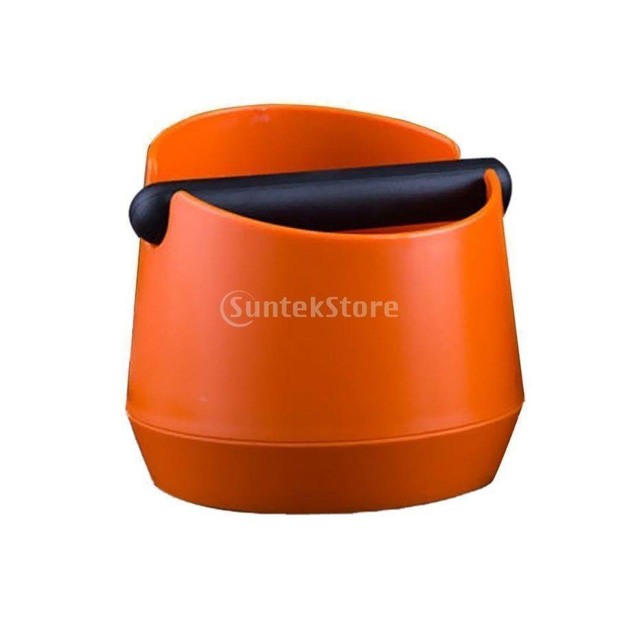 コーヒーノックボックス 2色 エスプレッソ ゴミ箱 コンテナ 粉末残渣 簡単に洗浄可能 ABS製 高品質 - オレンジ｜haze-grass｜02