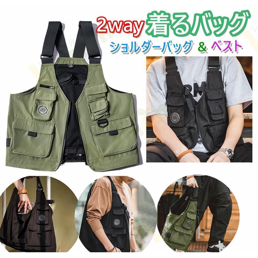 多ポケット ハンティングベスト 2ways メンズ 春 夏 おしゃれ コットン ベスト 重ね着 着るバッグ ベストバッグ 登山 釣り ミリタリー 多ポケット ハンティングベスト 2ways メンズ 春 夏 おしゃれ コットン