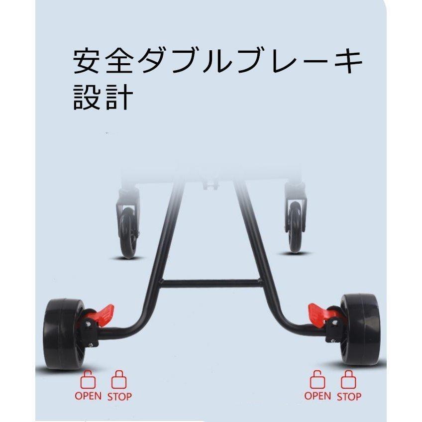ベビーカー コンパクト 軽量 四輪車 折りたたみ おしゃれ 4輪 シングルタイヤ イクメン お出かけ 散歩 軽い パパ ママ 出産祝い 子供 孫_7