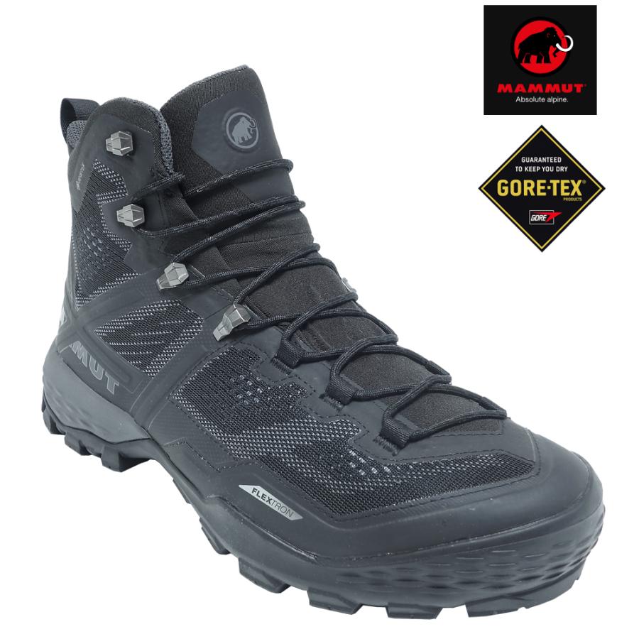 旧品SALE マムート MAMMUT デュカンハイ ゴアテックス Ducan High GTX Men 3030-03470 ゴア 防水 トレッキング  シューズ GORETEX ハイキング :  mammut-ducan-high-gtx-3030-03470-black-gore-tex-goret