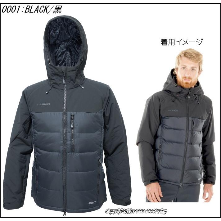 SALE マムート MAMMUT ライムプロ IN ハイブリッドフーデットジャケット Rime Pro IN Hybrid Hooded Jacket Men 1013-00640 軽くて暖かなダウンジャケット｜hazily｜02