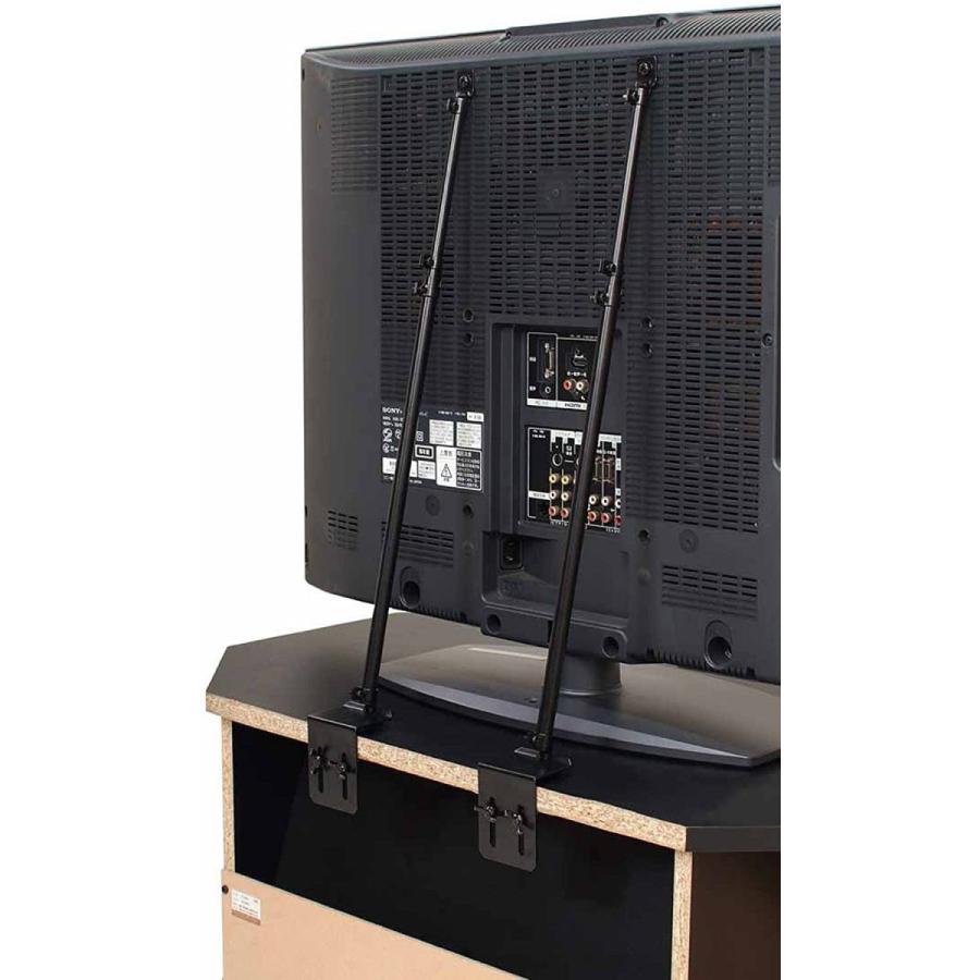マッキンリー テレビ転倒防止具 22 32型対応 防災グッズ 転倒防止ステー 挟み込みタイプ Tm704 K 20200421153641 01507 一物販 通販 Yahoo ショッピング