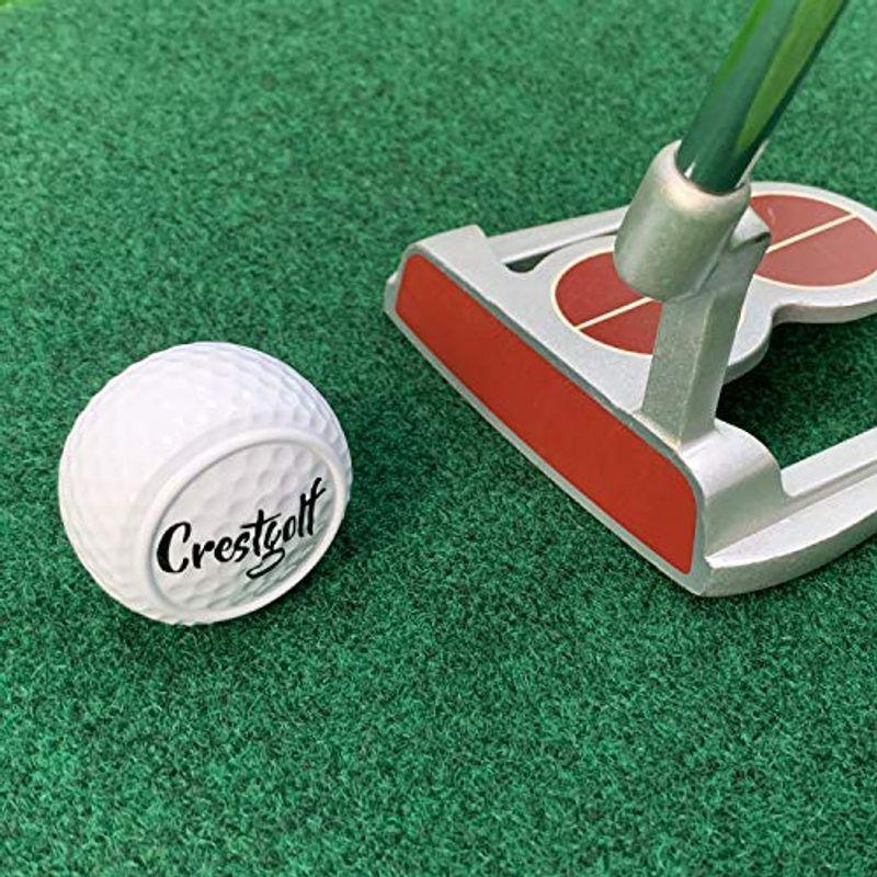 1026円 国内正規総代理店アイテム Crestgolf ゴルフボール ゴルフ練習ボール パッティングトレーニング用 3個 オレンジ