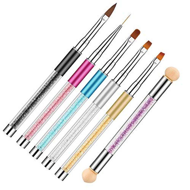 Coolbotang ネイルブラシ 6本セットネイルアート筆 ジェルネイルペン フレンチ 平筆 ネイルペン アクリル 画筆 Uv用 ネイルツ To9utatc76 Godawaripowerispat Com