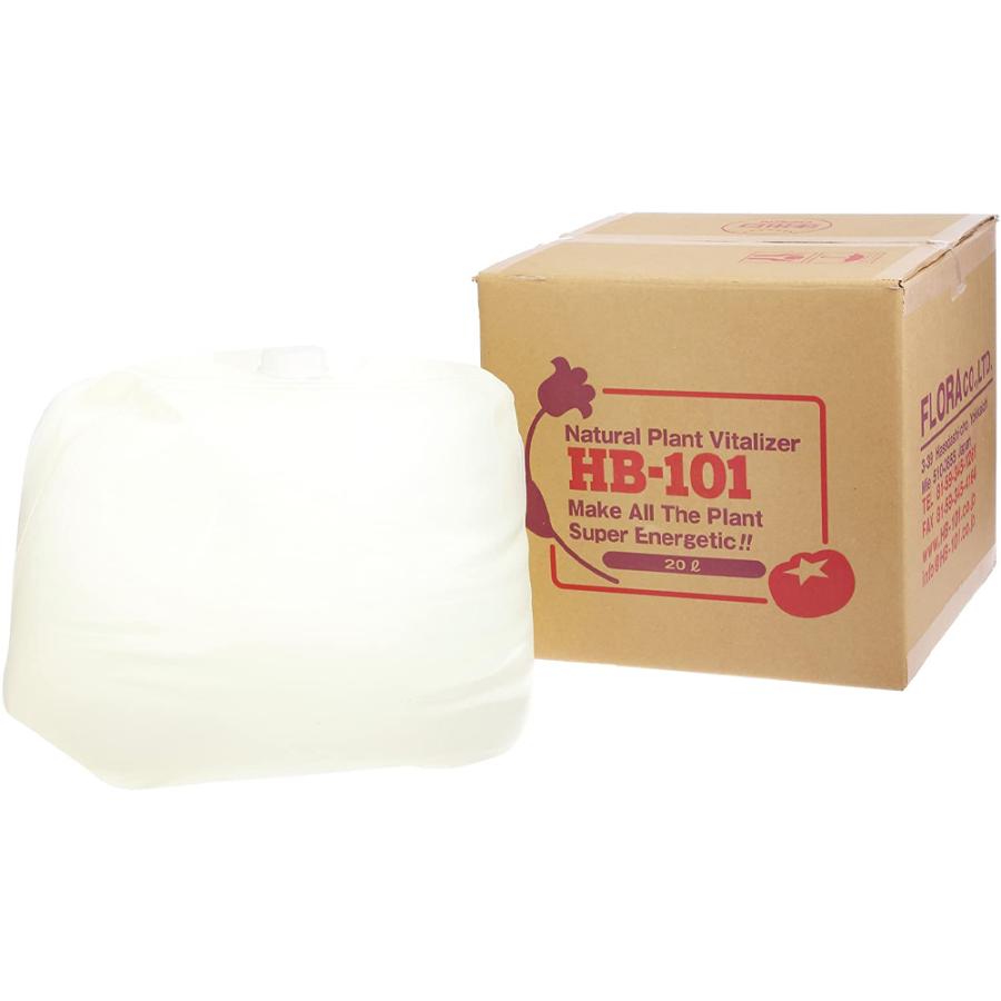 【メーカー公式】フローラ(Flora) 天然植物活力液 HB-101 20L 原液 1000倍希釈  花 野菜 観葉植物 水耕栽培 切花延命 栄養剤 肥料 100%天然植物成分 | フローラ