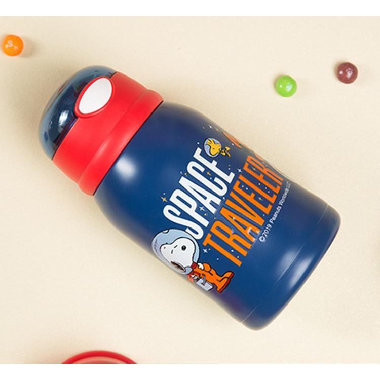 スヌーピー子供用水筒 450ml 2way キッズボトル 子ども プレゼント 保冷 保温 ストロー付き 斜めかけ可能 可愛い 通園 通学 カバー付きsnoopy Cl0914a Homie Baseヤフー店 通販 Yahoo ショッピング