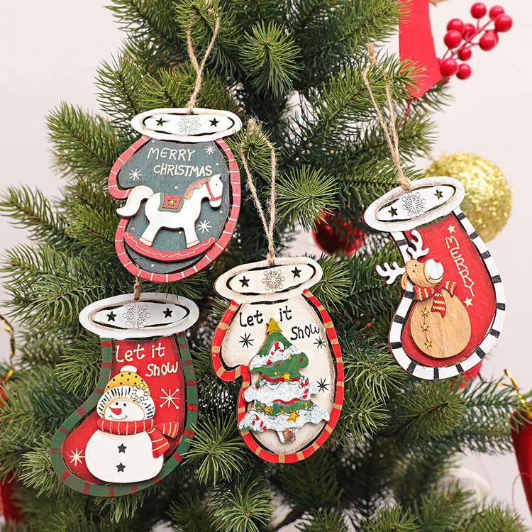 2点セット クリスマスツリーの飾り クリスマスツリー オーナメント 北欧 木製 サンタクロース クリスマス 可愛い 部屋 飾り パーティー イベント プレゼント Cl12a Homie Baseヤフー店 通販 Yahoo ショッピング