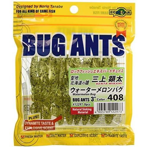 エコギア Ecogear ワーム バグアンツ 3インチ 408 ウォーターメロンバグ お得セット
