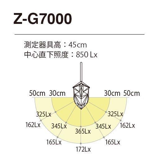 Z-LIGHT 卓上型 LEDデスクライトZ-REF 高演色Ra97 アッパーライト付モデル Z-G7000 