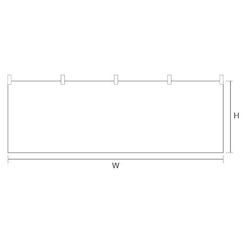 タカ印 のぼり 旗 40 5003 横断幕 白無地 S 2609 H Bライフ 通販 Yahoo ショッピング