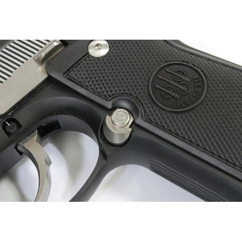 ガーダー マガジンキャッチ 東京マルイ M92F 用 (ステンレス Silver