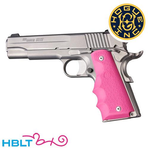 ホーグ ラバーグリップ ガバメント M1911（フィンガー ピンク）｜45007