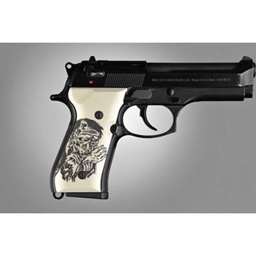 ホーグ ポリマーグリップ 92034：アイボリーポリマーグリップ M92F