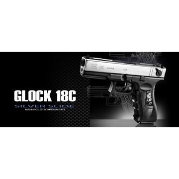 TOKYO MARUI 東京マルイ グロック18C スライドシルバー 電動 TOKYO MARUI 東京マルイ グロック18C スライドシルバー 電動