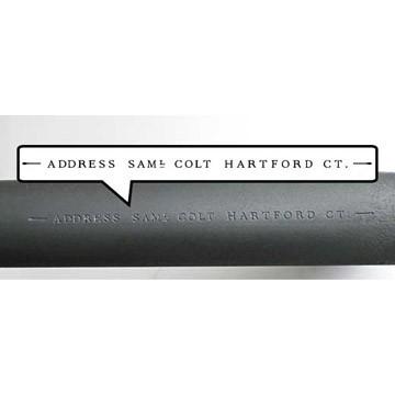 CAW コルト M1860 Army ハートフォード スタンプ フルフルートシリンダ HW Black 7.5インチ 発火式 モデルガン 