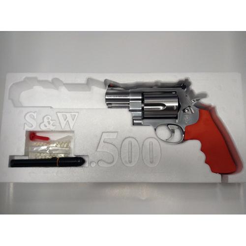 タナカワークス S\u0026W M500 Ver.2 ES ステンレス フィニッシュ シルバー 2_3/4インチ（ガスガン リボルバー）の画像