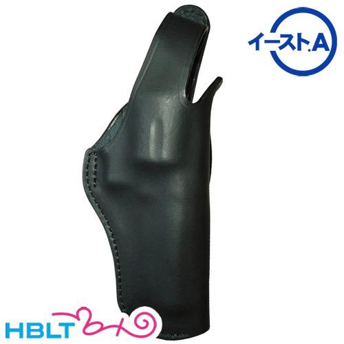 整備済 イーストA 革製 4インチ リボルバー用 ヒップ ホルスター