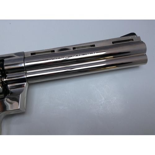 タナカワークス コルトパイソン R-model ニッケル/シルバー 6インチ
