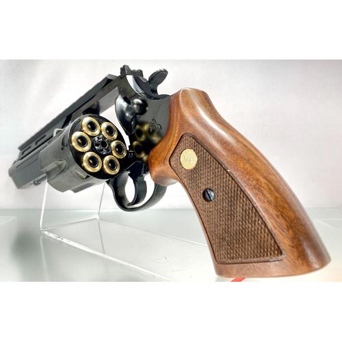 マルシン コルト アンリミテッドリボルバー リアルXカート 木製グリップ ABS Wディープブラック（ガスガン リボルバー 本体 6mm） ガスガン リボルバー マグナム