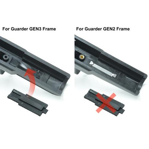 ガーダー シリアルナンバータグ 東京マルイ ガスブロ グロック26 用