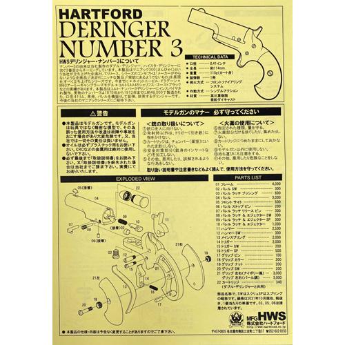 Hartford（ハートフォード） デリンジャー No.3 東京店カスタム HW