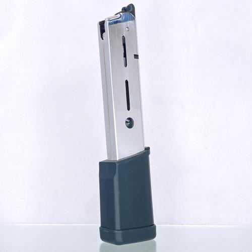 タニオコバ CO2 ロングマガジン BATON BM−45 1911 GBB 用（8g 専用 CO2 ボンベが必要 シルバー）の画像