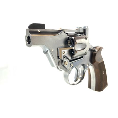 マルシン エンフィールド No.2 Mk1 タンカー 木製グリップ ABS シルバー（発火式 モデルガン 完成 リボルバー）の画像