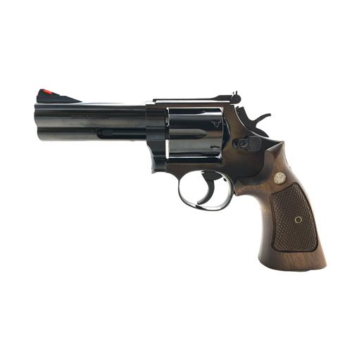 マルシン工業 マルシン S&W M586 木製グリップ ABS WDブラック 4インチ