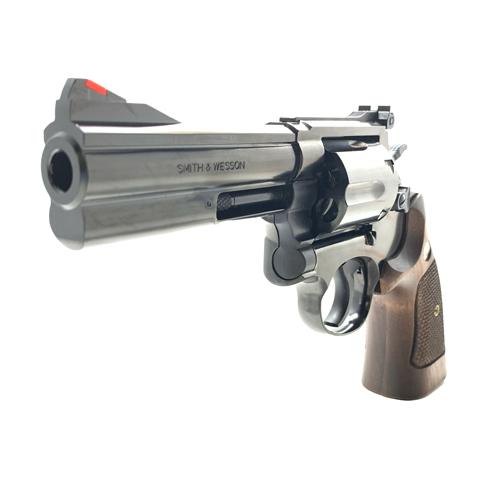マルシン工業 マルシン S&W M586 木製グリップ ABS WDブラック 4インチ