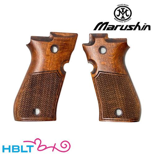 マルシン工業 マルシン 木製グリップ M84専用 ハーフチェッカー木製