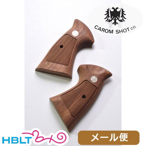 CAROM SHOT 木製グリップ saa用　チェッカリング　リアルウッド CAROM SHOT 木製グリップ タナカ M29 用 ウォールナットチェッカー
