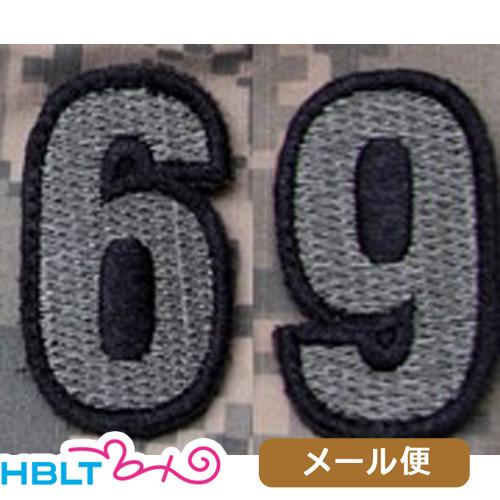 パッチ MSM ミルスペックモンキー Tac Numbers 6/9（刺繍