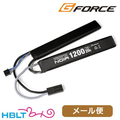 G-FORCE リポバッテリー Noir 7.4V 1200mAh SOPMOD 対応 サドルパック