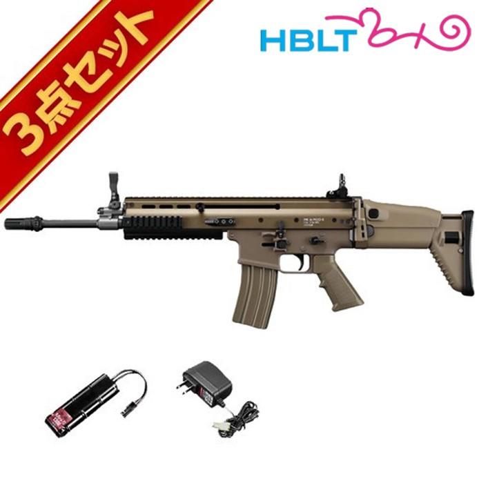 東京マルイ 次世代電動ガン SCAR-L (スカーL) FDE フルセット｜hblt