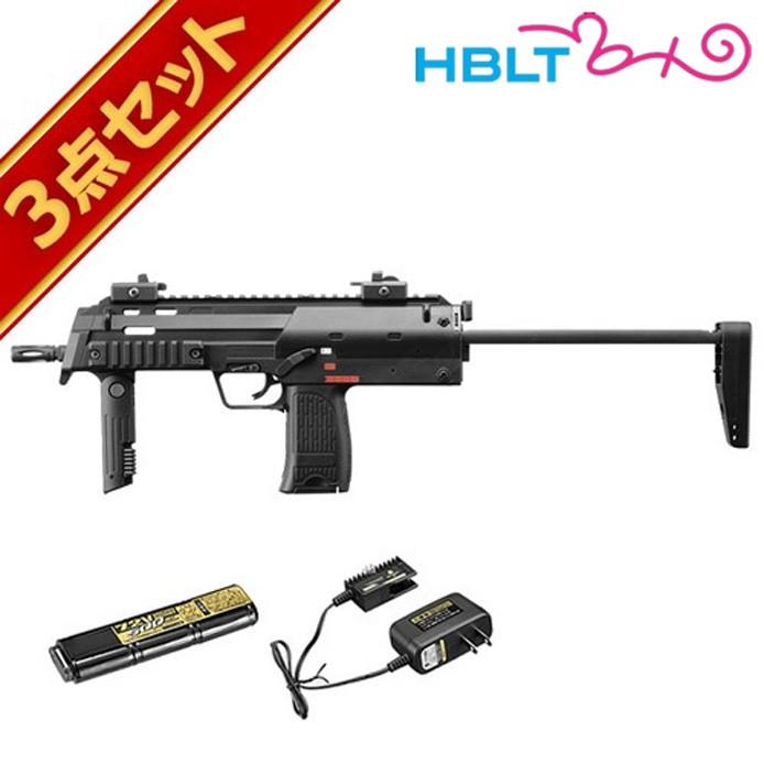 フルセット 東京マルイ MP7A1 ブラック 電動コンパクトマシンガン バッテリー 充電器セット｜hblt