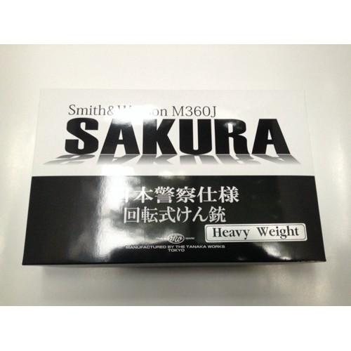 フルセット タナカワークス S&W M360J SAKURA HW Black（発火式 モデルガン/完成品+スペアカート+火薬キャップ100cap+オリジナル軍手）｜hblt｜04