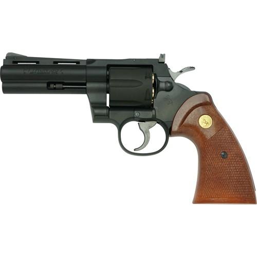 キャップセット Colt Python R-model HW Black 4インチ ( コルトパイソン 発火式 モデルガン+火薬キャップ100cap）の画像