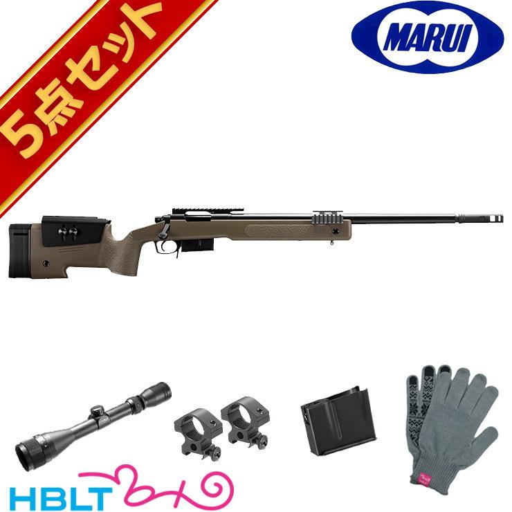 東京マルイ M40A5 スナイパーライフル　スコープ、バイポッド、予備マグセット TOKYO MARUI 東京マルイ M40A5 FDE 5点 スナイパーライフル