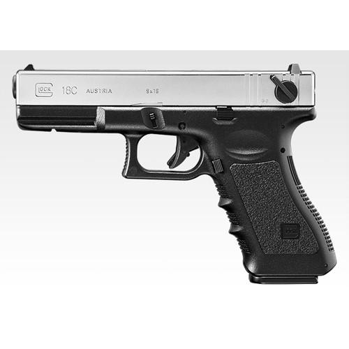 東京マルイ 電動ハンドガン G18C シルバースライド リポバッテリー仕様 TOKYO MARUI（東京マルイ） グロック18C スライドシルバー 電動