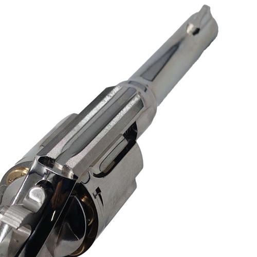 タナカワークス コルトポリス ポジティブ 3rd R−model ニッケルフィニッシュ 4インチ 発火式モデルガン キャップセットの画像