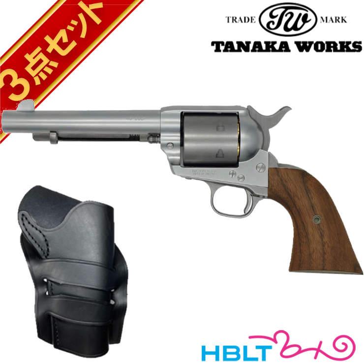 タナカワークス　コルトSAA シビリアン　ニッケルフィニッシュ　木製グリップ タナカ] コルト SAA シビリアン 木製グリップカスタム (中古)の販売