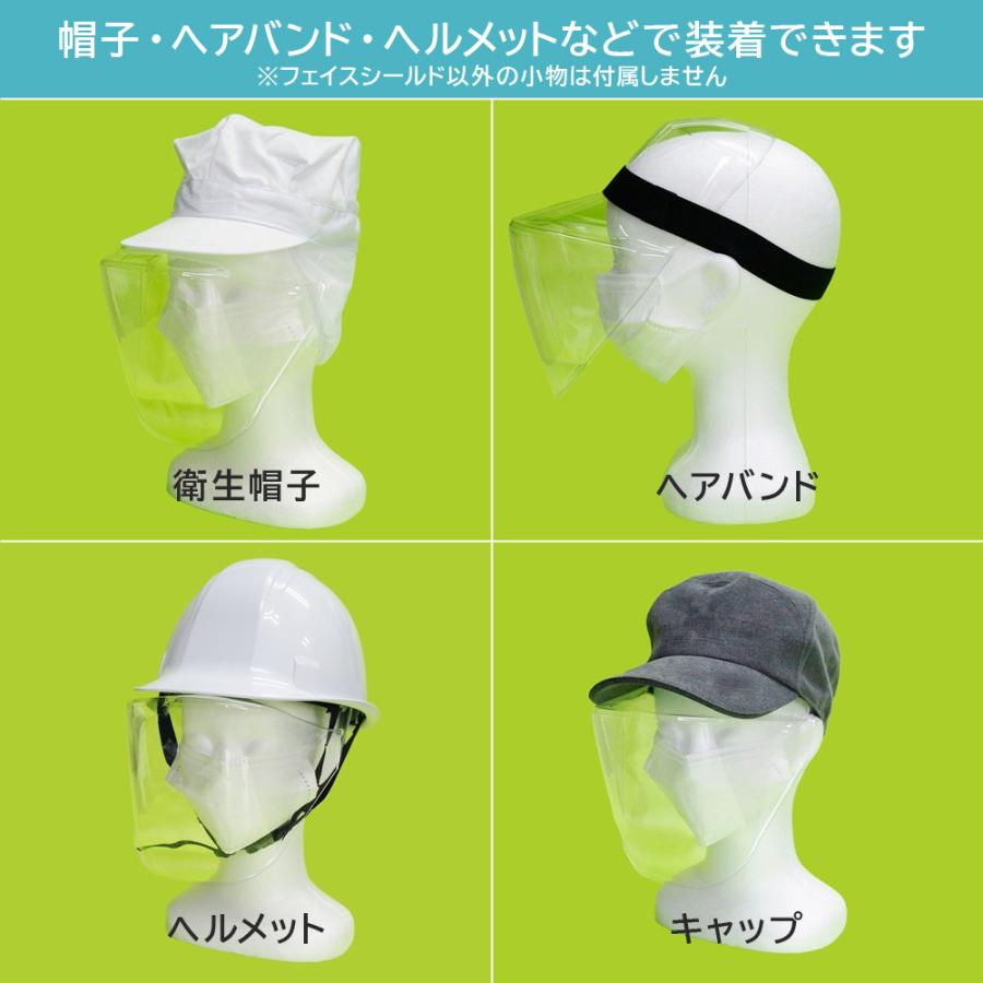 立体フェイスシールド 50枚セット｜飛沫防止シールド｜在庫限り