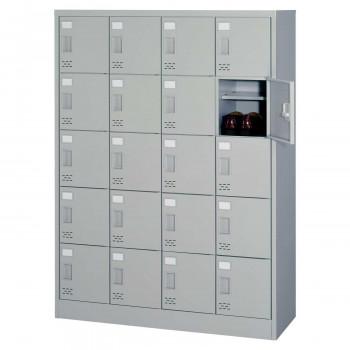 格安販売中返品ok のシューズロッカー4列5段中棚付扉付 錠なしタイプオフィス家具ニューグレーcom Sc w Diy Com Diy Com 通販 品質超歓迎一番 の