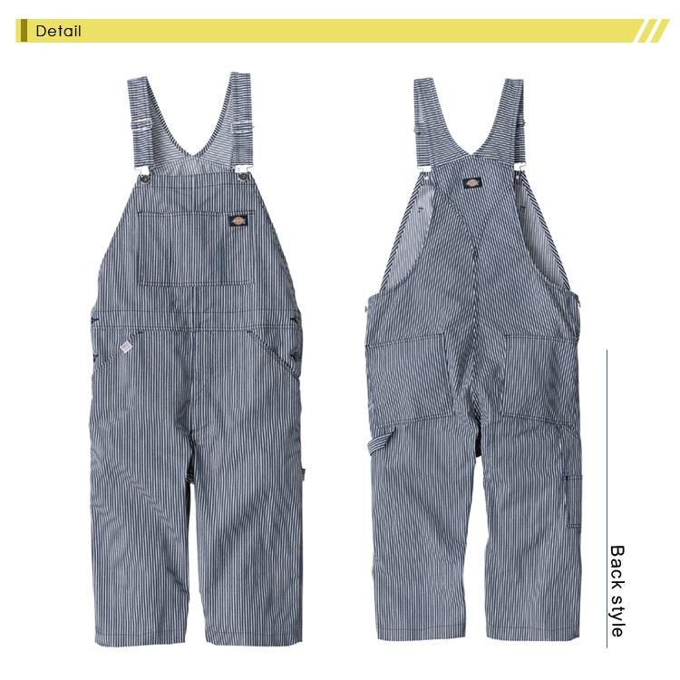 ディッキーズ　D-7103　20.レッド　3XL オーバーオールショート丈 ディッキーズ Dickies ライトストレッチヒッコリー