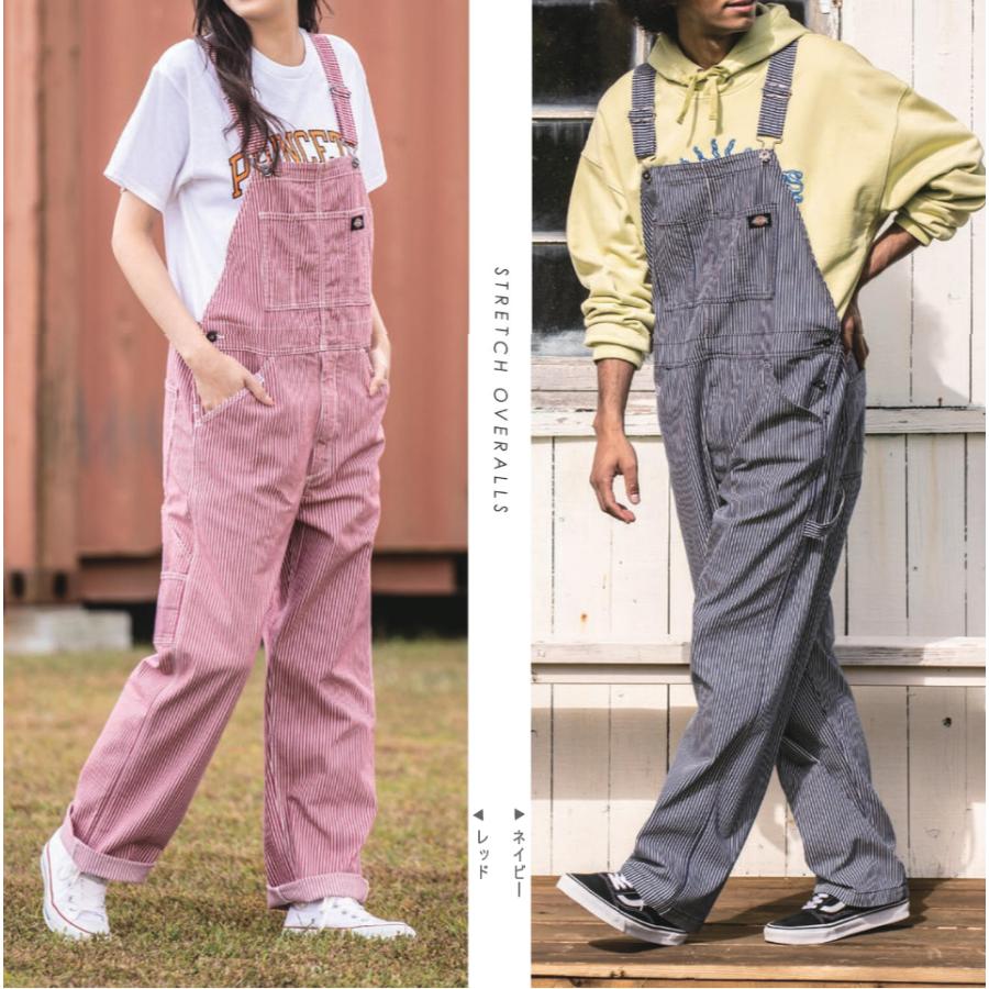 Dickies（ディッキーズ） ストレッチ ヒッコリー オーバーオール D-719