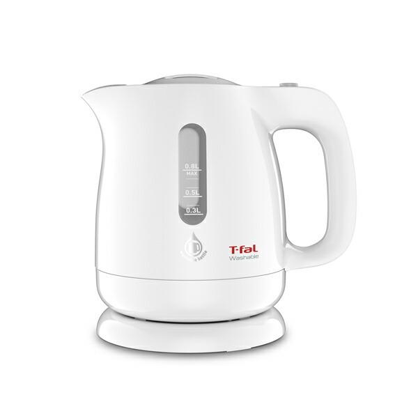 ウォッシャブル 0.8L KO8001JP T-fal (ティファール) [ケトル 電気 電気ケトル おしゃれ 湯沸かし器]｜hc7