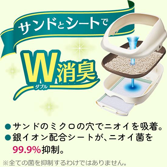 unicharm （デオトイレ） 複数ねこ用 消臭抗菌シート 8枚入x24個