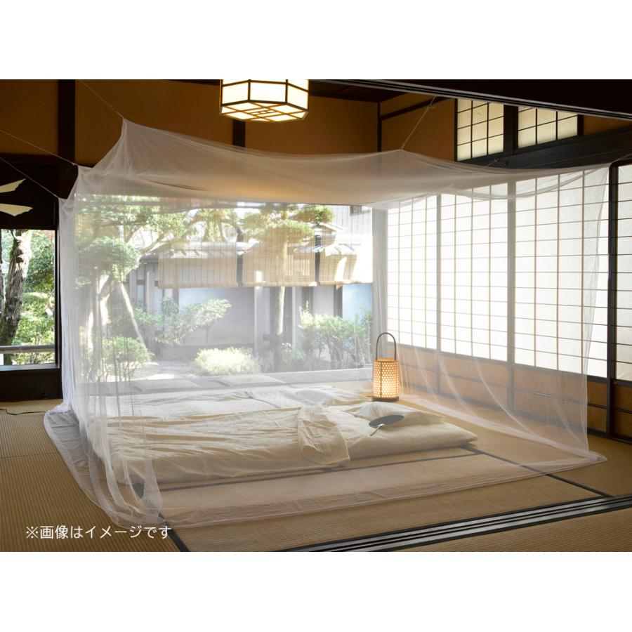 大島屋 吊り下げ 蚊帳 かや 4.5帖用 250x250x200cm (カヤ 虫よけ 大島屋 吊り下げ 蚊帳 かや 4.5帖用 250x250x200cm (カヤ 虫よけ