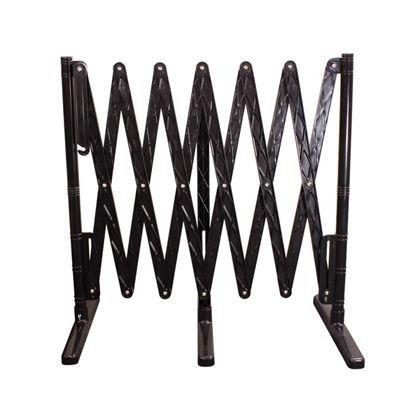 着後レビューで 送料無料 Kpfs 96 プラスティック製 伸縮フェンス 黒 光 フェンス ゲート 樹脂 工事 作業 区画 Riosmauricio Com